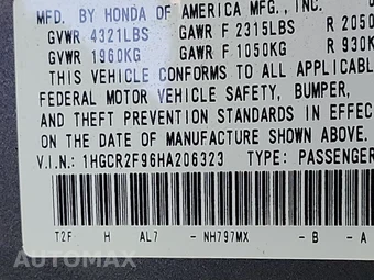 2017 Honda Accord Sedan EX-L w/Honda Sensing & Navigation - miniatura 14