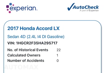 2017 Honda Accord Sedan LX - miniatura 13