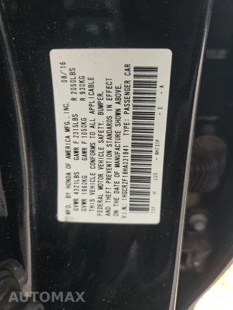 2017 Honda Accord Sedan Sport SE - miniatura 14
