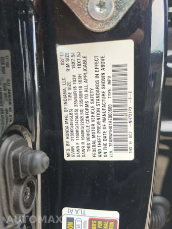2017 Honda CR-V EX-L w/Navigation – miniatura 2
