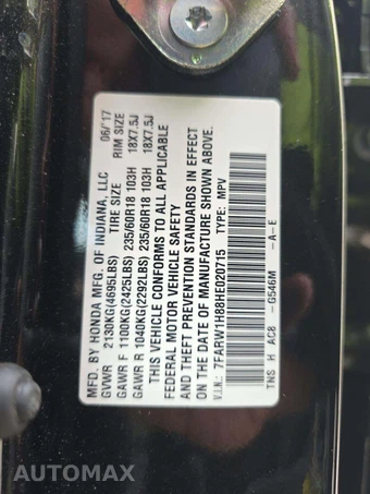 2017 Honda CR-V EX-L w/Navigation - miniatura 5