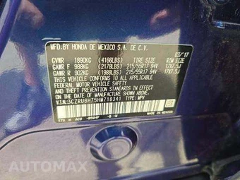 2017 Honda HR-V EX-L w/Navigation - miniatura 5