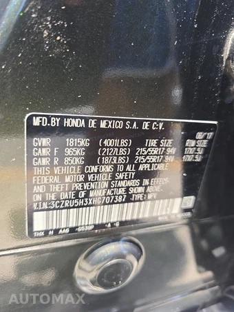 2017 Honda HR-V LX - miniatura 14
