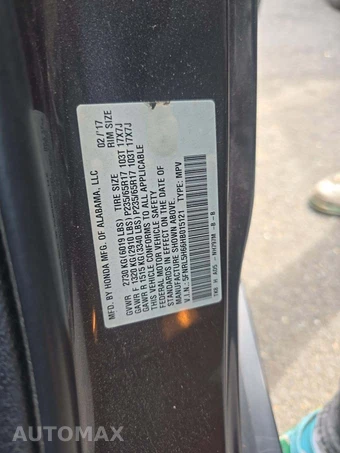 2017 Honda Odyssey EX-L 118.1" WB - miniatura 5