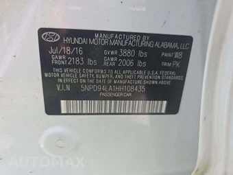 2017 Hyundai Elantra ECO Sedan – miniatura 5