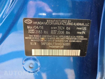 2017 Hyundai Elantra Limited Sedan – miniatura 2