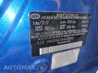 2017 Hyundai Elantra SE Sedan – miniatura 14