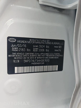 2017 Hyundai Elantra SE Sedan – miniatura 14