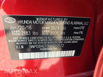 2017 Hyundai Elantra SE Sedan – miniatura 5