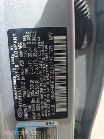2017 Hyundai Santa Fe Limited – miniatura 15