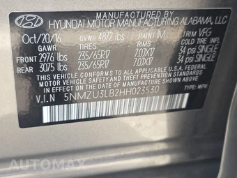 2017 Hyundai Santa Fe Sport - miniatura 14