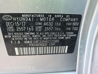 2017 Hyundai Sonata Hybrid Limited - miniatura 11