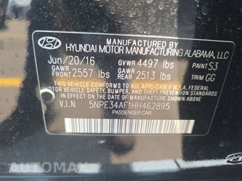 2017 Hyundai Sonata Limited – miniatura 14