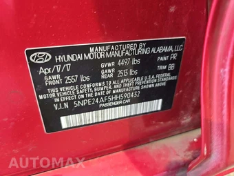 2017 Hyundai Sonata SE – miniatura 5