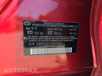 2017 Hyundai Sonata Sport – miniatura 5