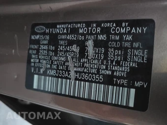 2017 Hyundai Tucson Limited – miniatura 14