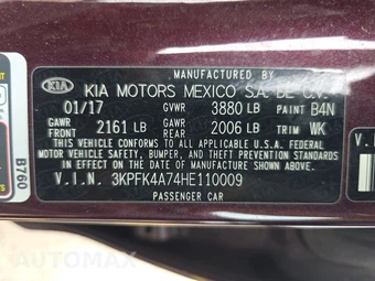 2017 Kia Forte LX Sedan – miniatura 14