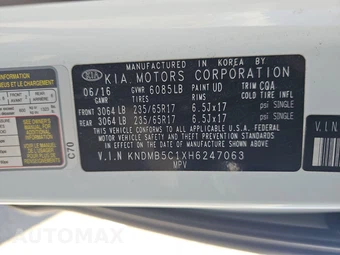 2017 Kia Sedona LX 120.5" WB - miniatura 15