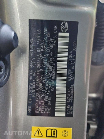 2017 Lexus ES 350 - miniatura 14