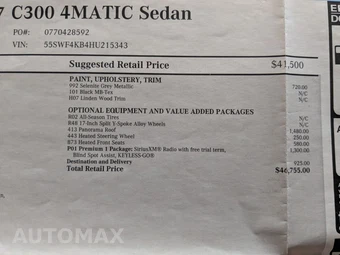 2017 Mercedes-Benz C 300 4MATIC Sedan - miniatura 62