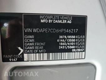 2017 Mercedes-Benz Sprinter 2500 Cargo Van Standard Roof 144.3" WB - miniatura 13