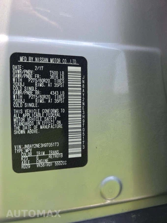 2017 Nissan Armada Platinum – miniatura 2