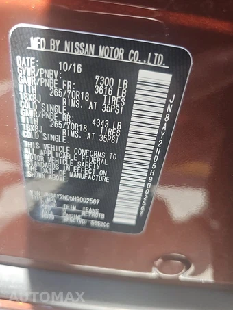 2017 Nissan Armada SV – miniatura 15