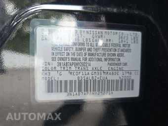 2017 Nissan Sentra S – miniatura 2