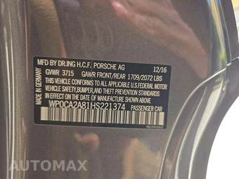 2017 Porsche 718 Boxster - miniatura 2