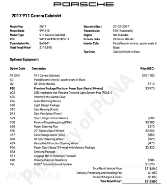 2017 Porsche 911 Carrera Cabriolet - miniatura 2