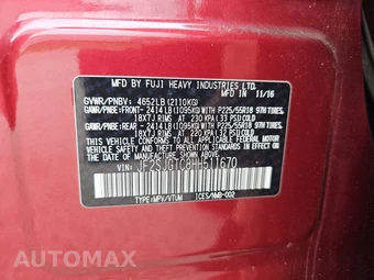 2017 Subaru Forester 2.0XT Touring – miniatura 14