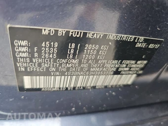 2017 Subaru Legacy 2.5i Premium - miniatura 14