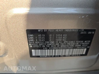 2017 Subaru Legacy 2.5i Premium – miniatura 14