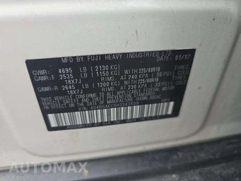 2017 Subaru Outback 2.5i Limited – miniatura 5