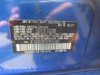 2017 Subaru WRX Limited - miniatura 5