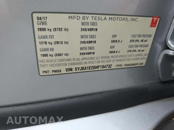 2017 Tesla Model S 75D – miniatura 2