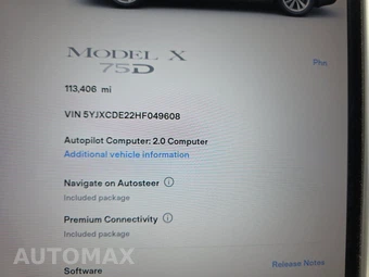 2017 Tesla Model X 75D – miniatura 12