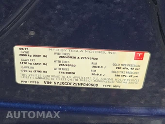 2017 Tesla Model X 75D – miniatura 14
