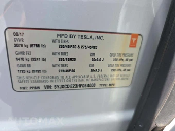 2017 Tesla Model X 90D - miniatura 5
