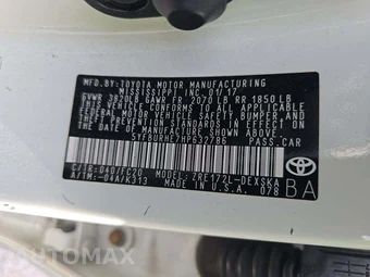 2017 Toyota Corolla SE Sedan – miniatura 5