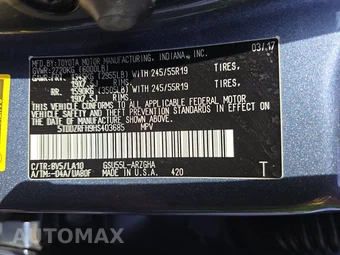 2017 Toyota Highlander Limited Platinum – miniatura 15