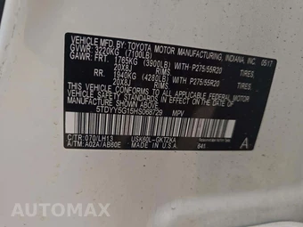 2017 Toyota Sequoia Platinum – miniatura 5