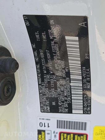 2017 Toyota Sienna LE 8-Passenger 119.3" WB - miniatura 5