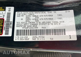 2017 Toyota Tundra Platinum Crew Cab Short Bed - miniatura 12