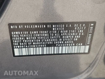 2017 Volkswagen Jetta SE – miniatura 14