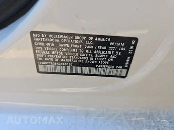 2017 Volkswagen Passat 1.8T SE – miniatura 14