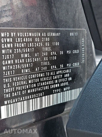 2017 Volkswagen Tiguan Limited - miniatura 14
