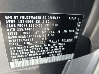 2017 Volkswagen Tiguan Sport - miniatura 5