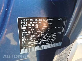 2017 Volkswagen Tiguan Wolfsburg – miniatura 5