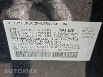 2018 Acura MDX w/Technology Pkg – miniatura 15